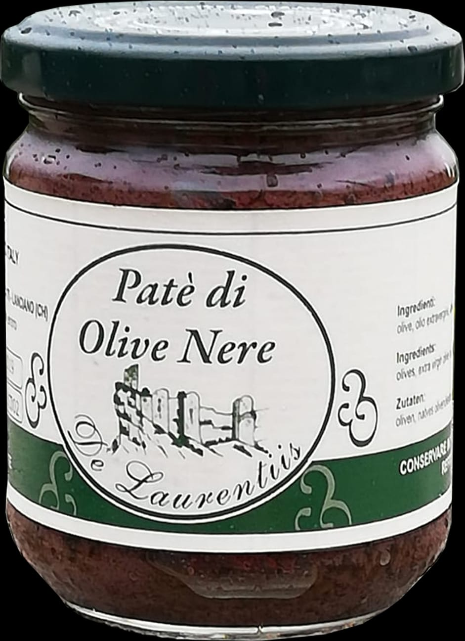 Vasetto di patè di olive nere De Laurentiis